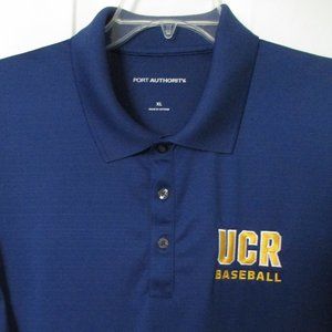 Port Authority Mens S/S UC Riverside NCAA 1982 Baseball Champs Polo NWOT - XL